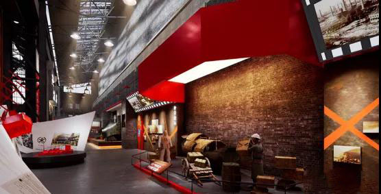 誰說黨建紅色館都是土味館？真正以現(xiàn)代，科技于一體的紅色黨建展館設計欣賞插圖(5)