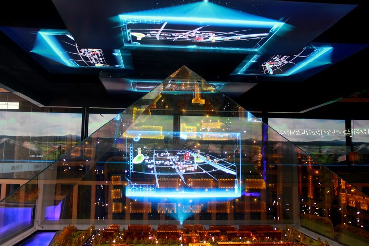 利用全息投影沙盤進行房地產(chǎn)開發(fā)插圖